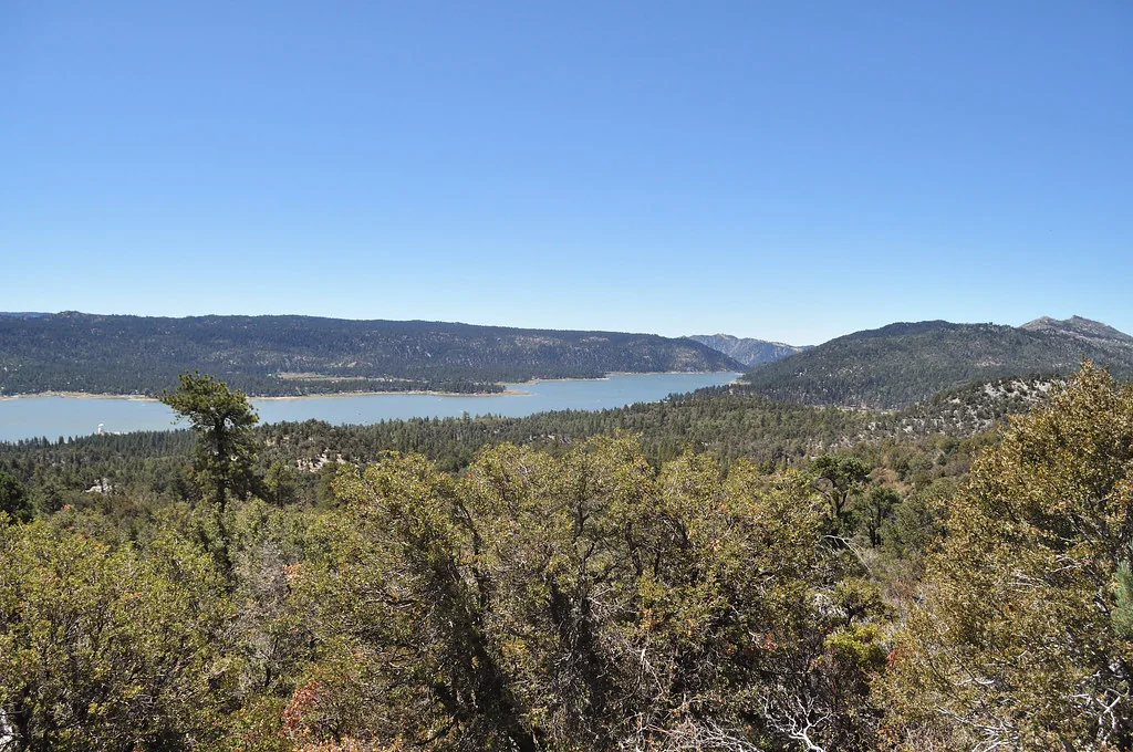 Big Bear Lake viewed from Cougar Crest Trail